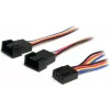 StarTech.com 12i 4 Pin Fan Power Splitter Cable - F/M