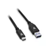 Video seven USB2 A TO USB-C CABLE 1M BLACK