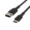 Belkin USB-A to USB-C Cable Braided 0.15M Black