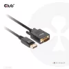 Club 3D DISPLAYPORT TO VGA CABLE M/M/ 2m 28AWG